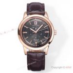 AAA Swiss Copy Longines Conquest Heritage Central Power Reserve Gray Watch 38 Rose Gold